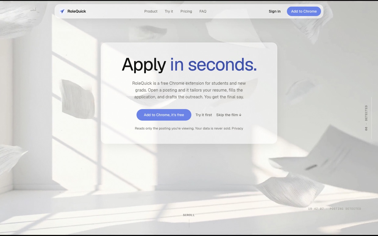 RoleQuick screenshot